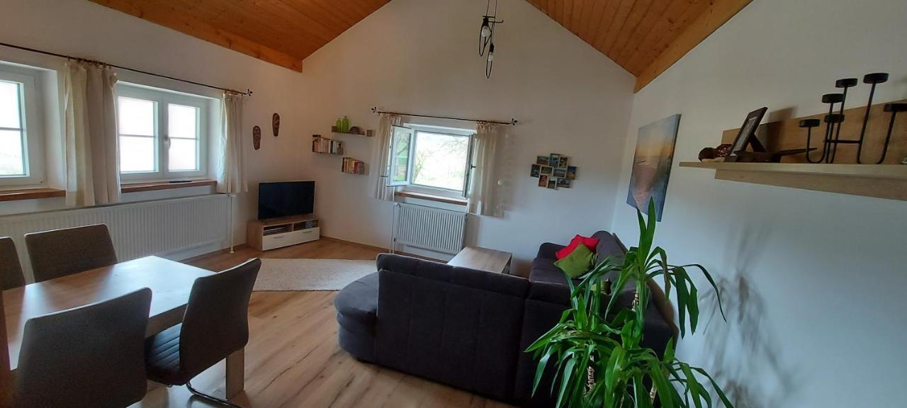 Ruhig gelegene Ferienwohnung mit gemütlichem Kamin Rotthalmuenster Exterior foto